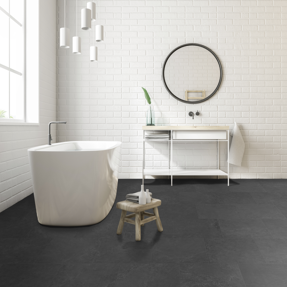Vloer- en wandtegel Armon Nero 60x60 rett - foto 2