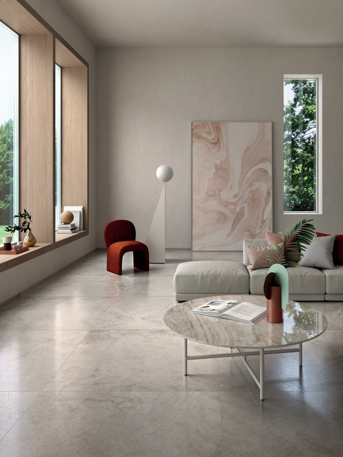 Slab Atlantis Sand 120x280 rett - foto 3
