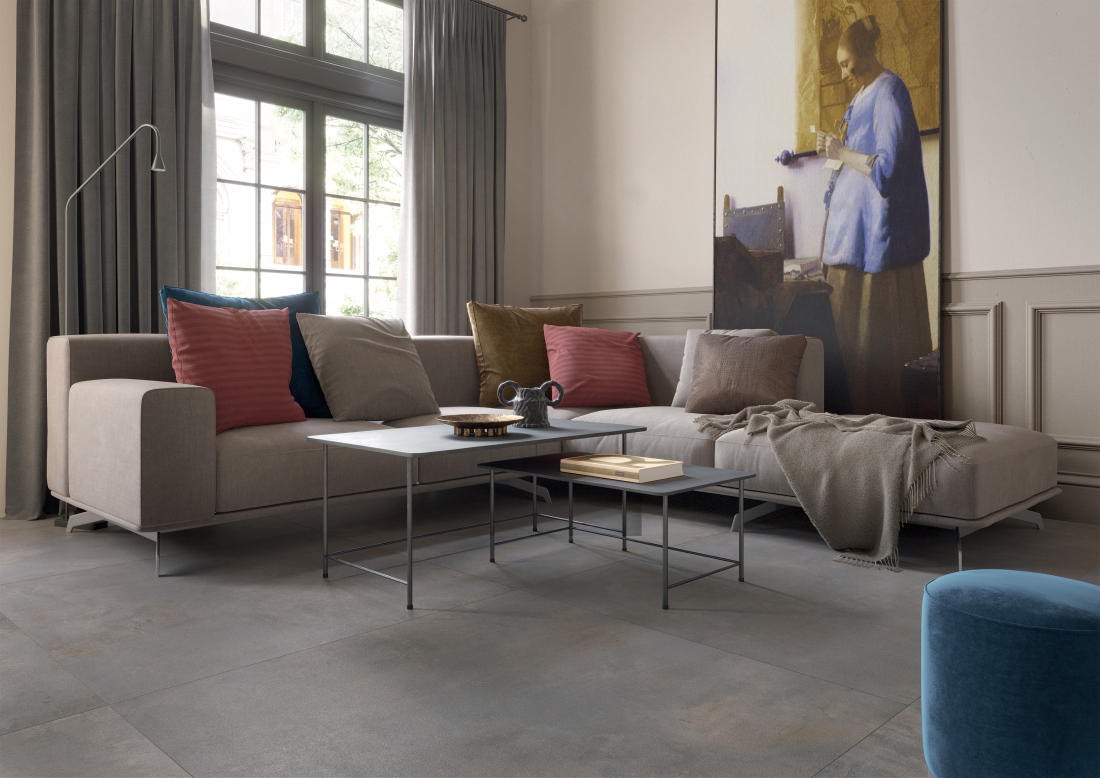 Vloer- en wandtegel Beta Grey 120x120 rett - foto 4