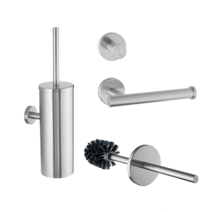 3-delige toiletaccessoireset Stanio in RVS