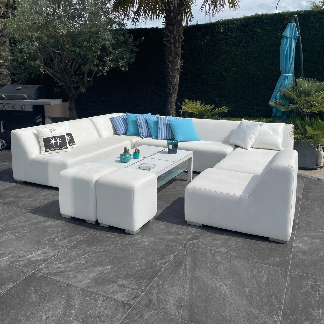 Buiten Tegel Milan Antracite 80x80x2 rect | Tegelwinkel