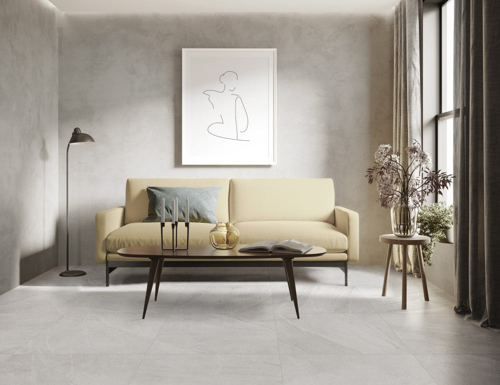 Vloer- en wandtegel Burlington Ivory 80x80 rett - foto 3