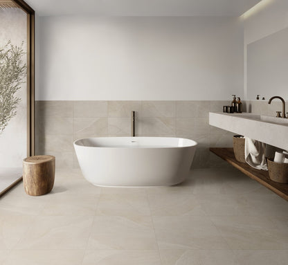 Vloer- en wandtegel Burlington Sand 80x80 rett - foto 3