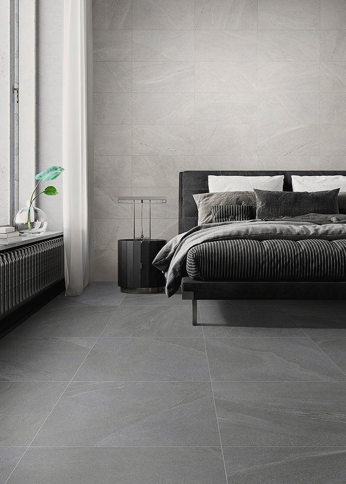 Vloer- en wandtegel Burlington Smoke 80x80 rett - foto 2