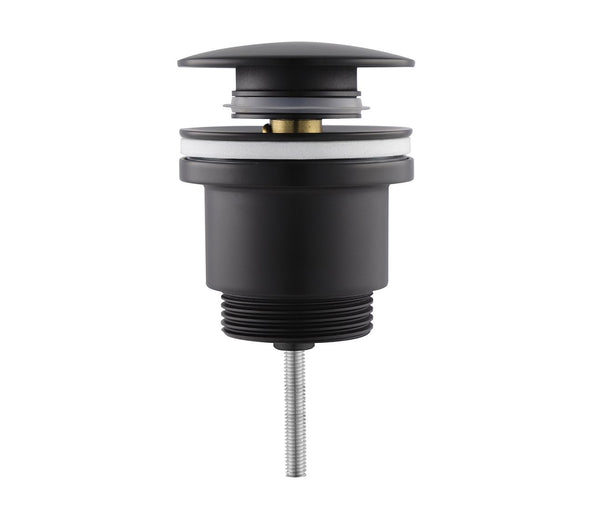 Aloni Desagüe Clic-clac Push Up 5/4 | Con Rebosadero | Negro Mate