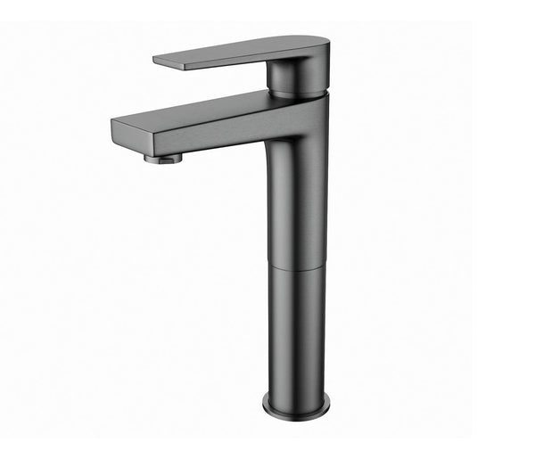 Aloni Verhoogde Wastafelkraan | Gunmetal