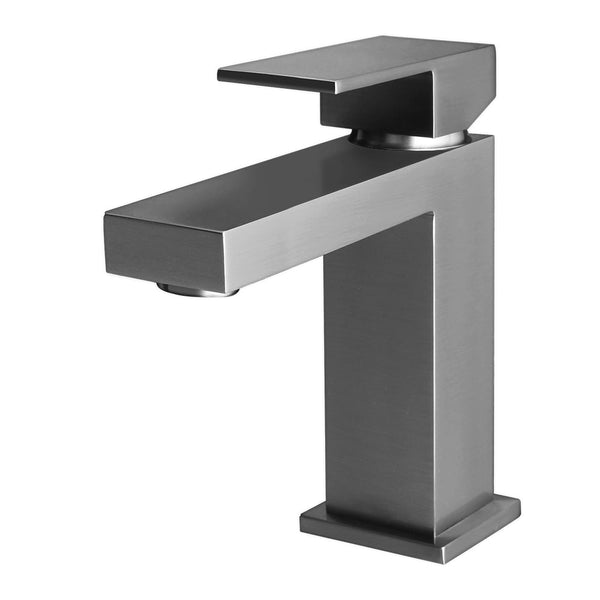 Aloni Chan Wastafelmengkraan | Square | Gunmetal Grijs