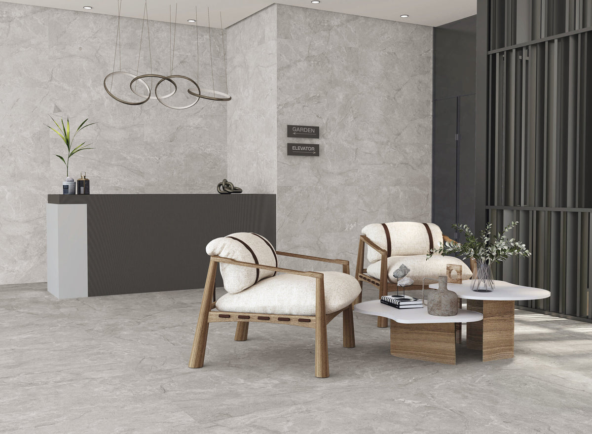 Vloer- en wandtegel Adia Grey 60x120 rett - foto 2