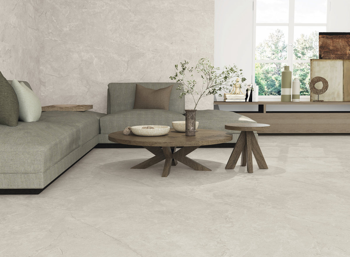 Vloer- en wandtegel Adia Cream 120x120 rett - foto 2