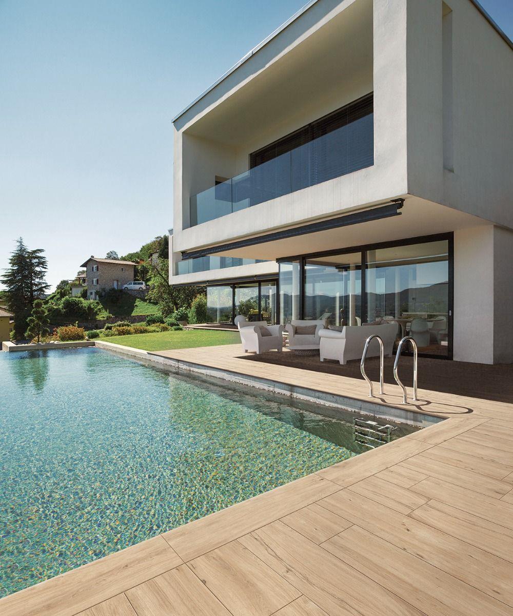 Outdoor Tile Padouk Beige 30x120x2 rett