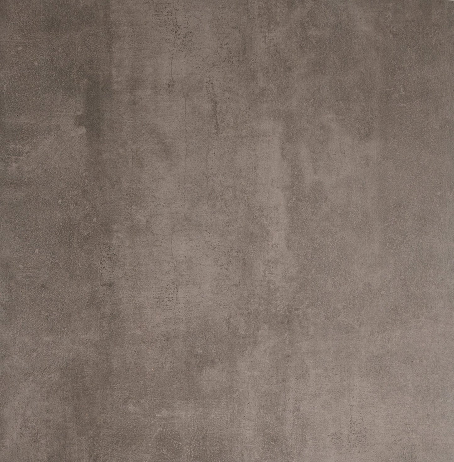 Azulejo de suelo para exterior Cemento Antracita 60x60x2 rect