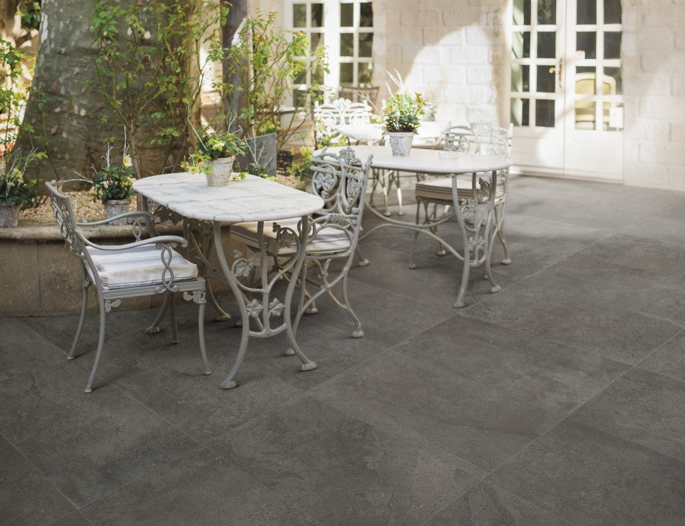 Vloer- en wandtegel Chateaux 5 Noir 60x60 rett - foto 2