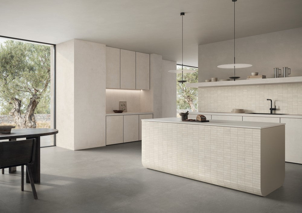Vloer- en wandtegel Creta White 60x120 rett - foto 4
