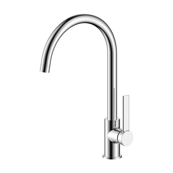 Grifo monomando de cocina Aloni Edge | Caño giratorio | Cromo