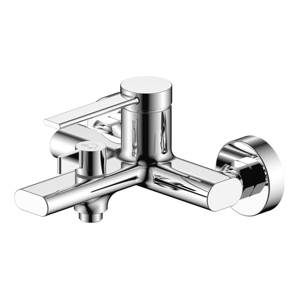 Aloni Edge Grifo Mezclador de Bañera y Ducha | Cromo
