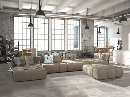 Vloer- en wandtegel Disk Grey 90x90 rett - foto 2
