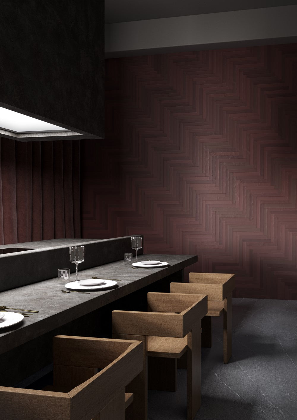 Vloer- en wandtegel Neo Warm Red 4,6x37,5 - foto 2
