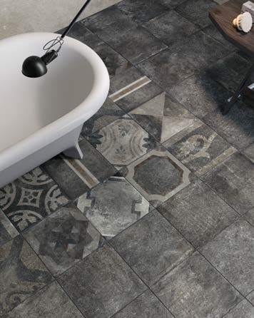 Vloer- en wandtegel Heritage Noir 33,3x33,33 - foto 5