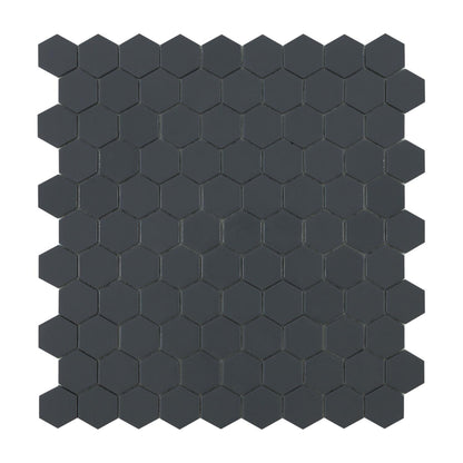 By Goof mosaic hexagon dark gray 3.5x3.5cm