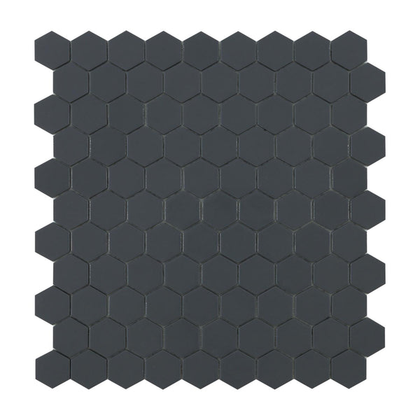 Mosaico hexagonal gris oscuro de Goof 3,5x3,5cm