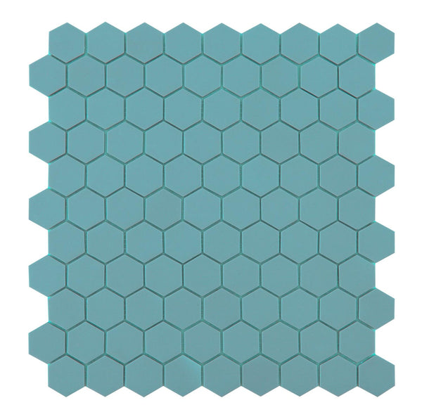 Mosaico hexagonal jade de Goof 3,5x3,5cm