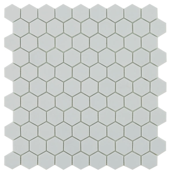 Mosaico hexagonal gris claro de Goof 3,5x3,5cm