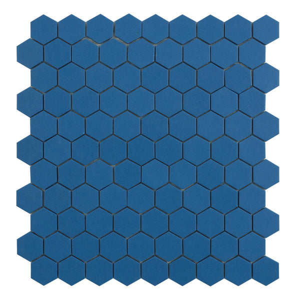 Mosaico hexagonal azul marino de Goof 3,5x3,5cm