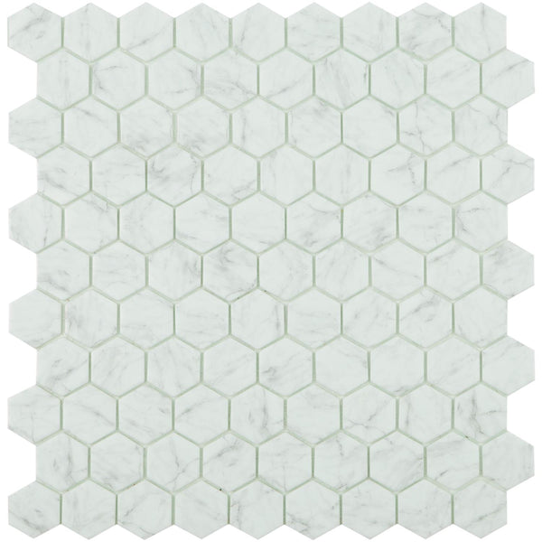 By Goof mozaiek hexagon statuario 3,5x3,5cm