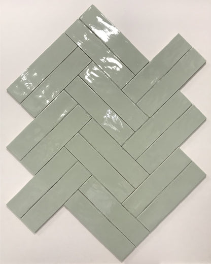Wandtegel Linea Menta Verde glans 7,5x30 - foto 3