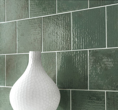 Wandtegel Inci Brick Jade 7,5x30 - foto 3
