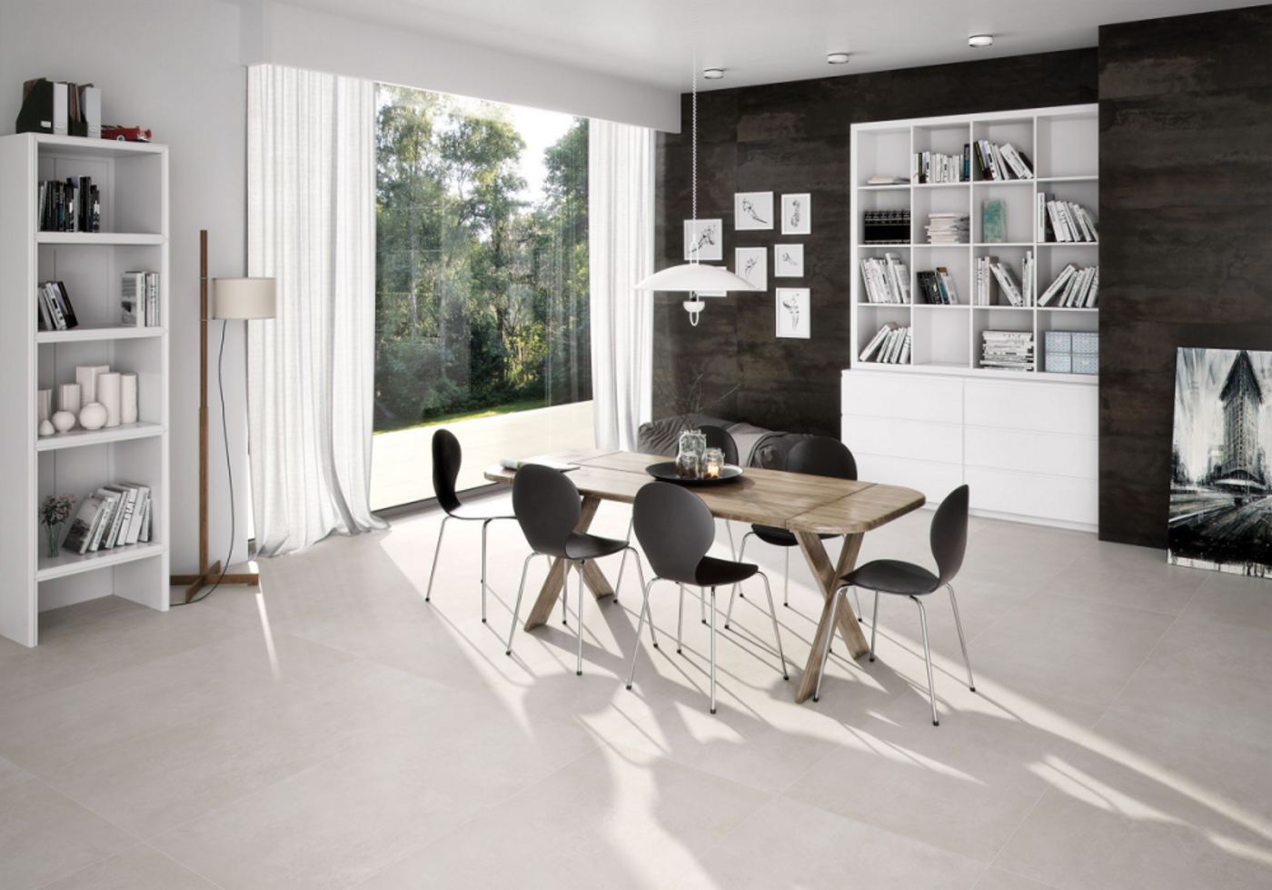 Neutra Cream 60x60 vloertegels / wandtegels met Antislipwaarde R11 - WDtegels