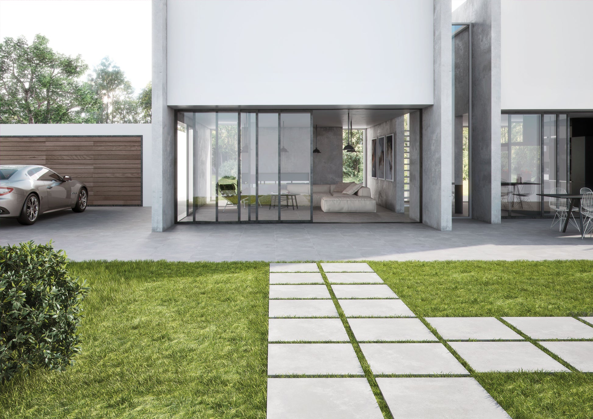 Terrastegel Nexus Pearl 60x60 rett 20mm