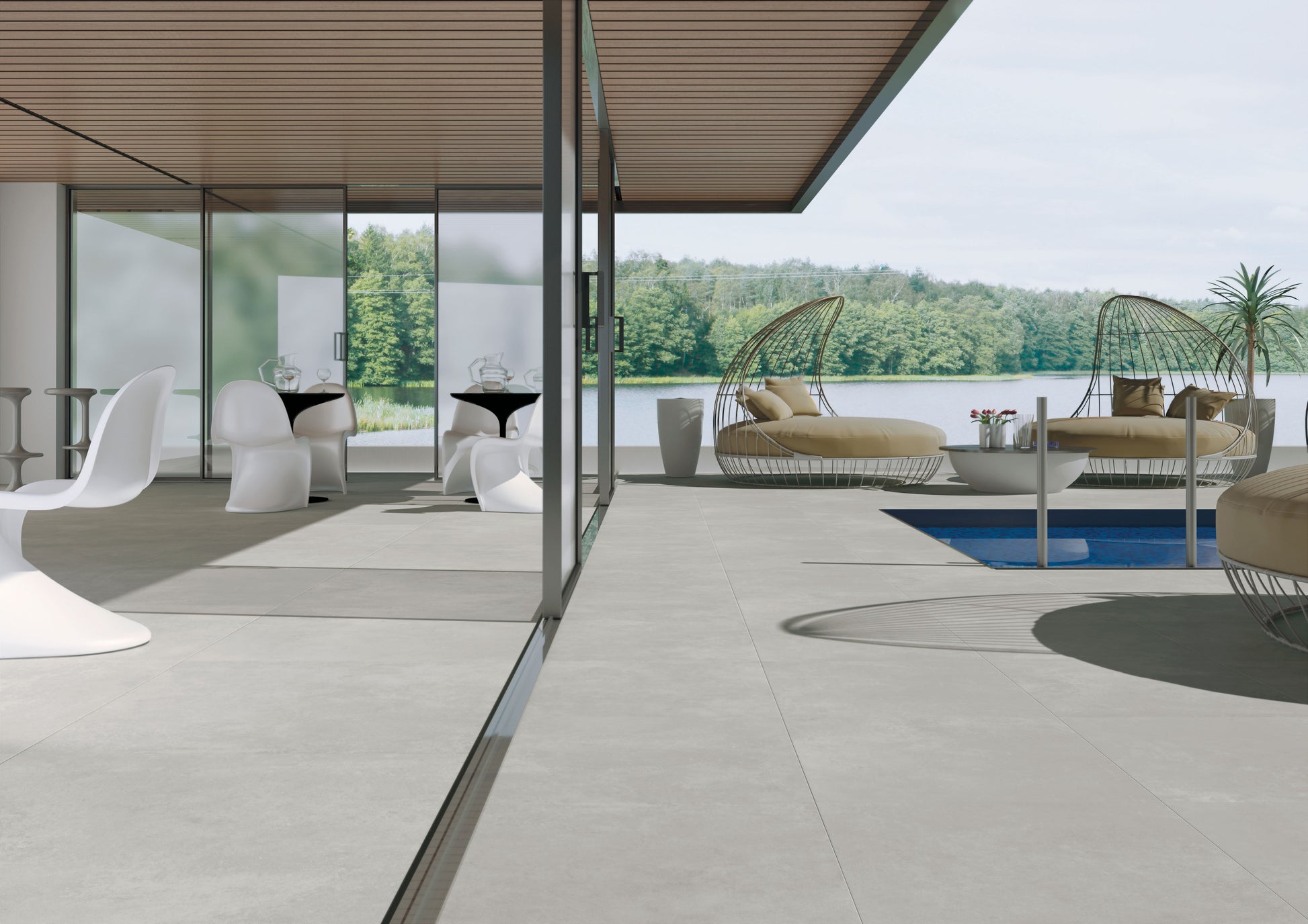 Terrastegel Nexus Pearl 60x60 rett 20mm
