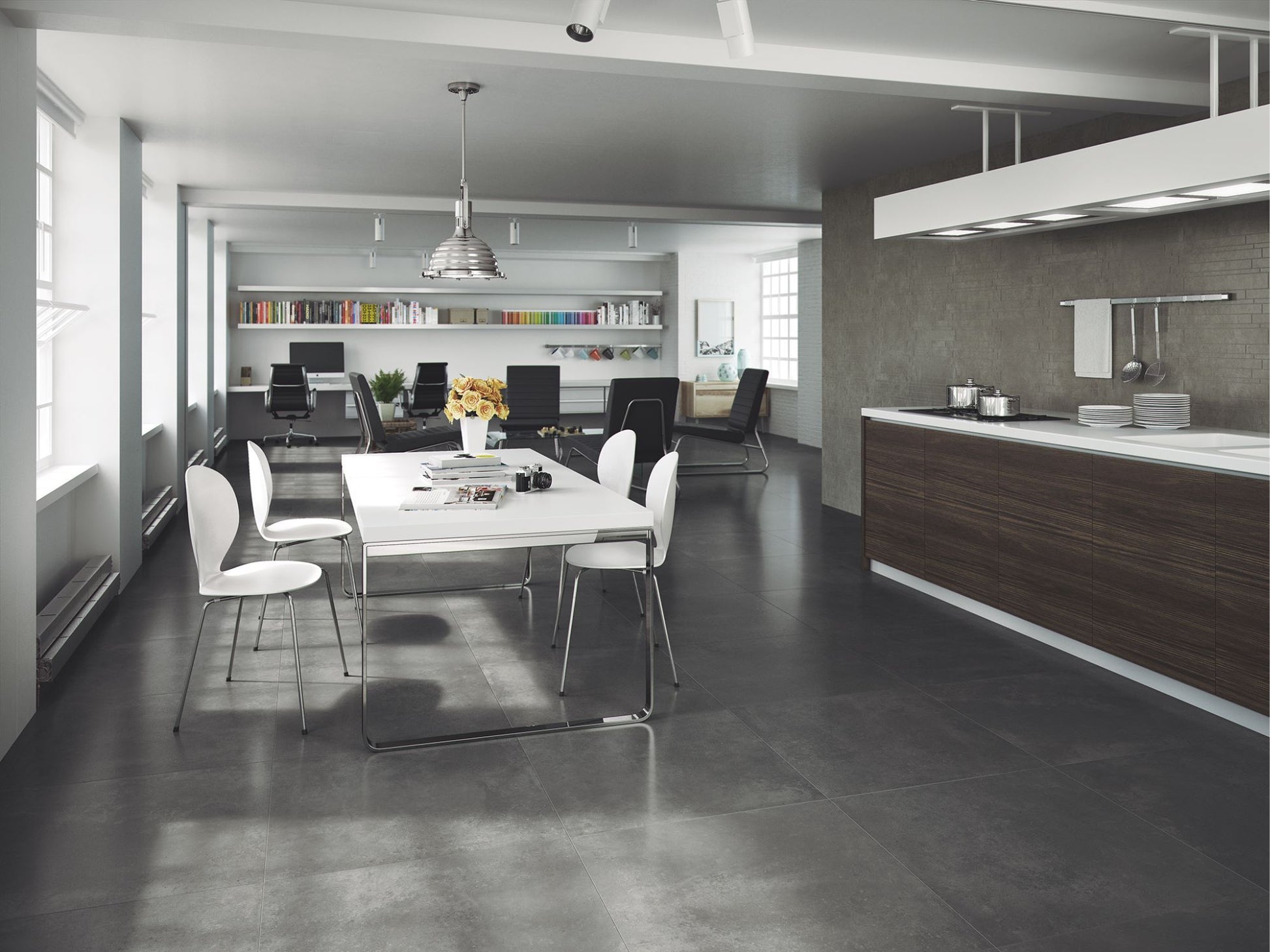 Nexus Antracite 75x75 rett vloertegels / wandtegels - WDtegels