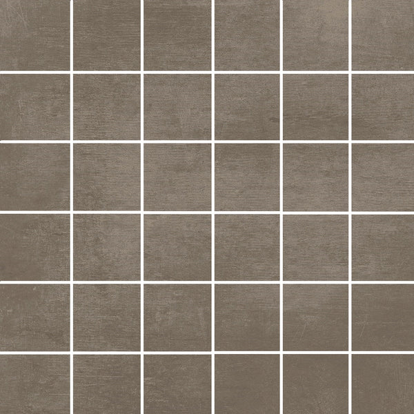 Loft Grey Mosaic 5x5 on net of 30x30