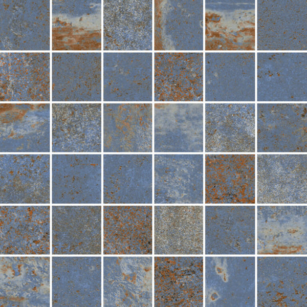 Flatiron Blue mozaiek 5x5 op net van 30x30