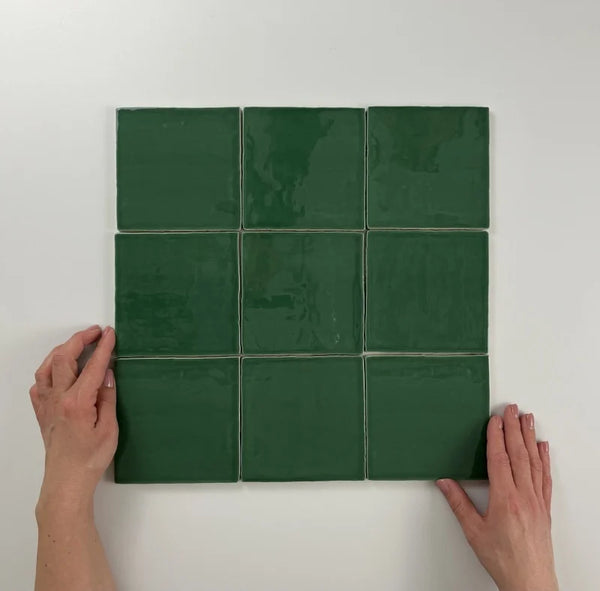 Azulejos holandeses antiguos blancos Old Green 13x13