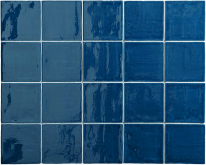Oud Hollandse witjes Marine 13x13 - WDtegels