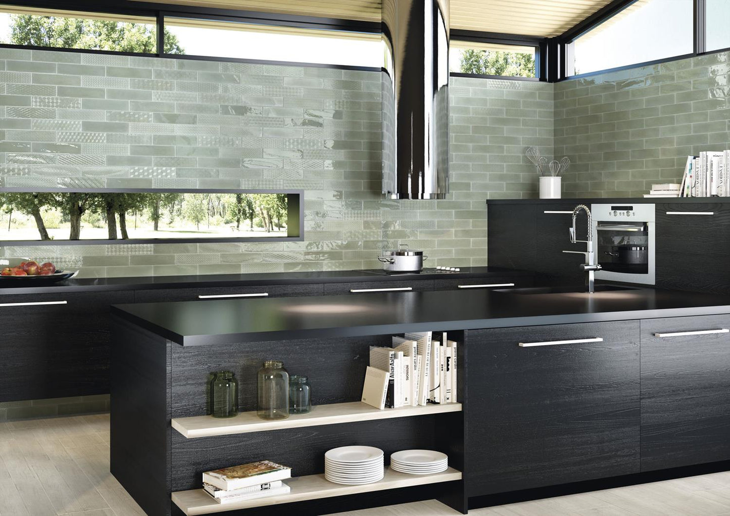 Opal Turquoise glans 7,5x30