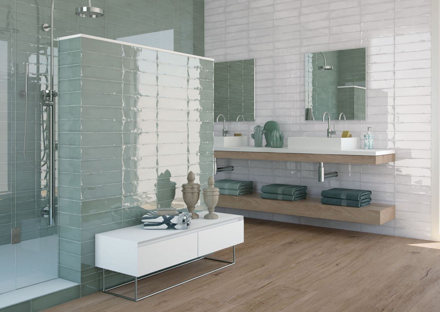 Colonial Jade gloss 7.5x30