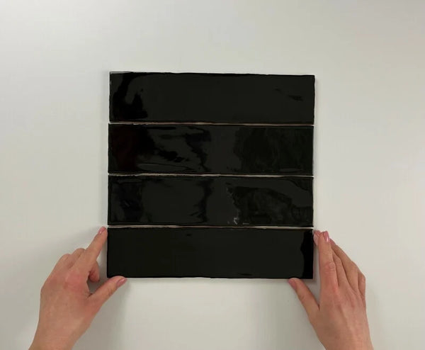 Colonial Black gloss 7.5x30