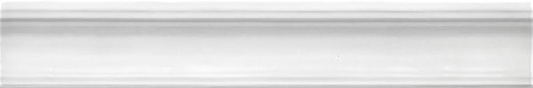 Wall Tile Moldura Colonial White Gloss 5x30