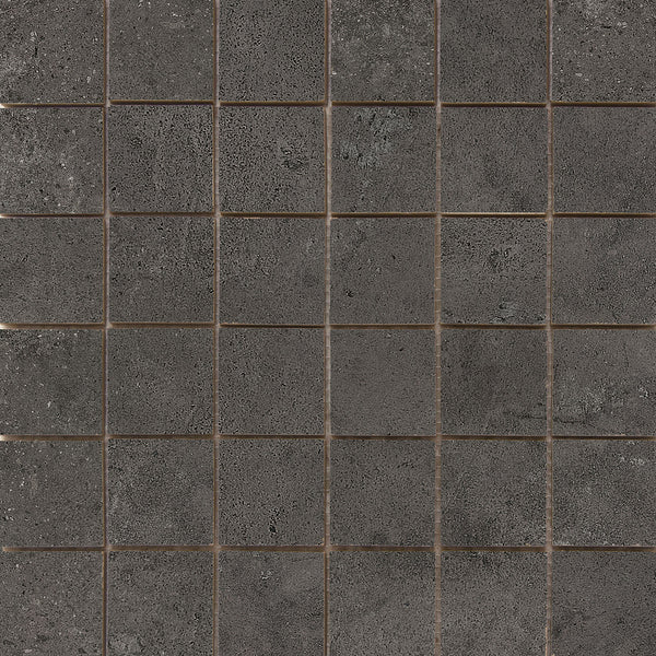 Nexus Anthracite mosaic 5x5 on mesh