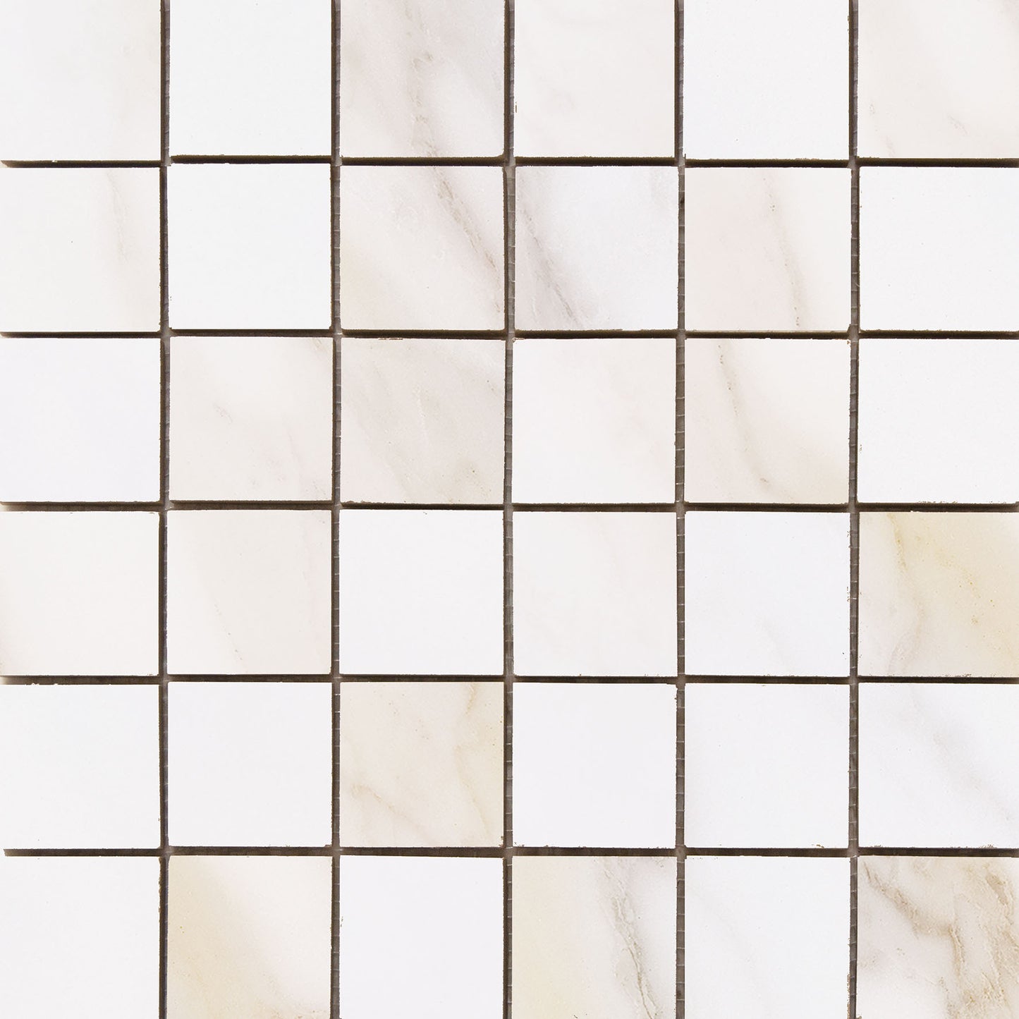Diamond Gold mozaiek 5x5 mat op net van 30x30 - WDtegels