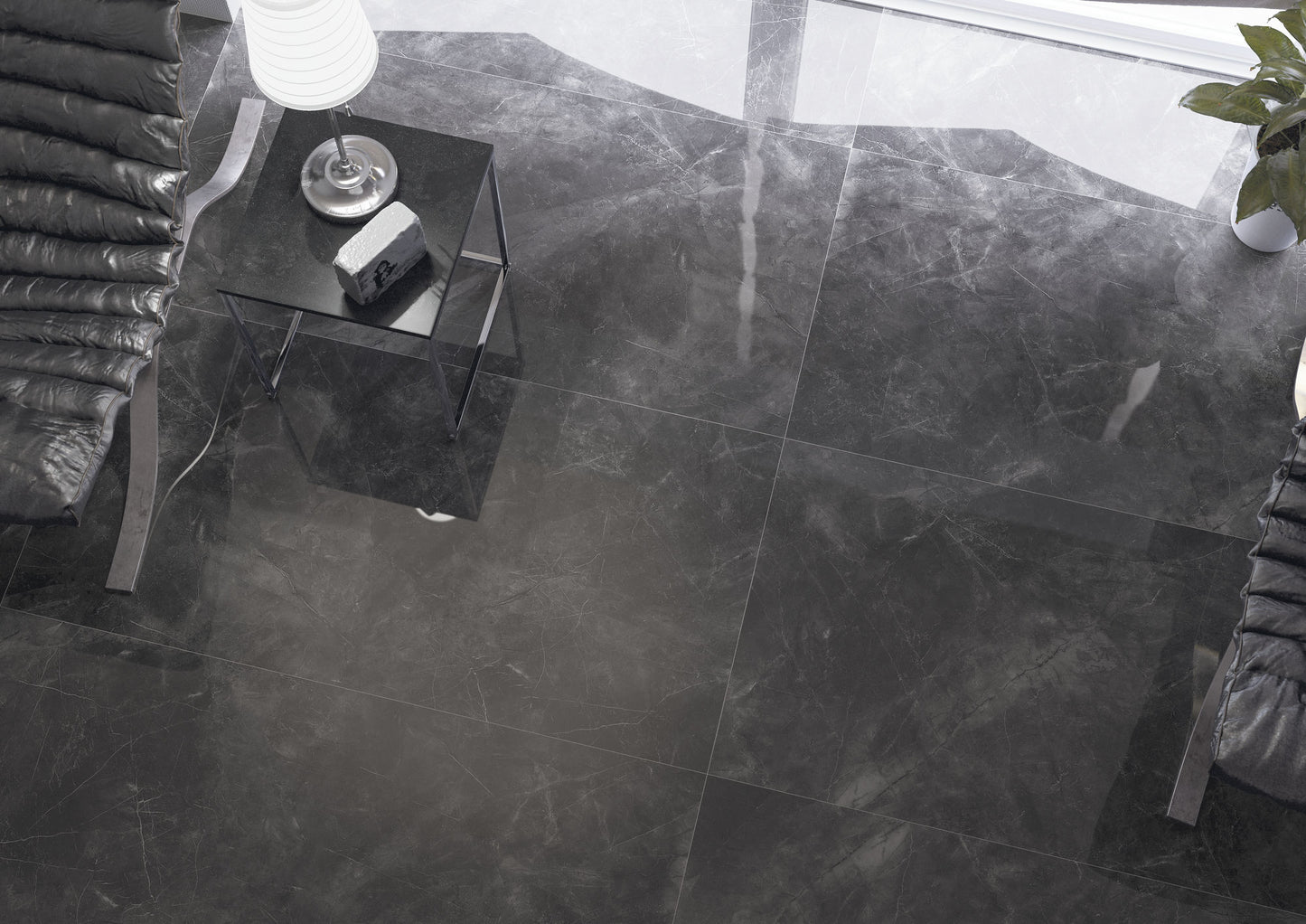 Lotus Black Pulido 60x120 rett - WDtegels