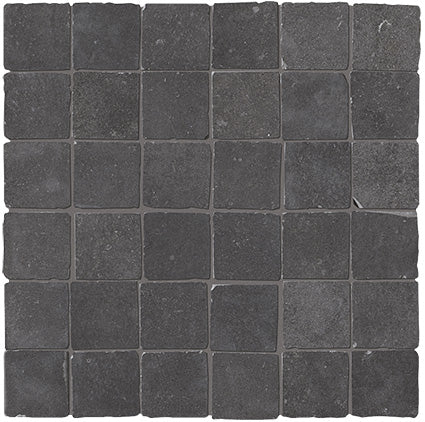 Maku Dark macro mosaic matt antiqued 5x5 on mesh