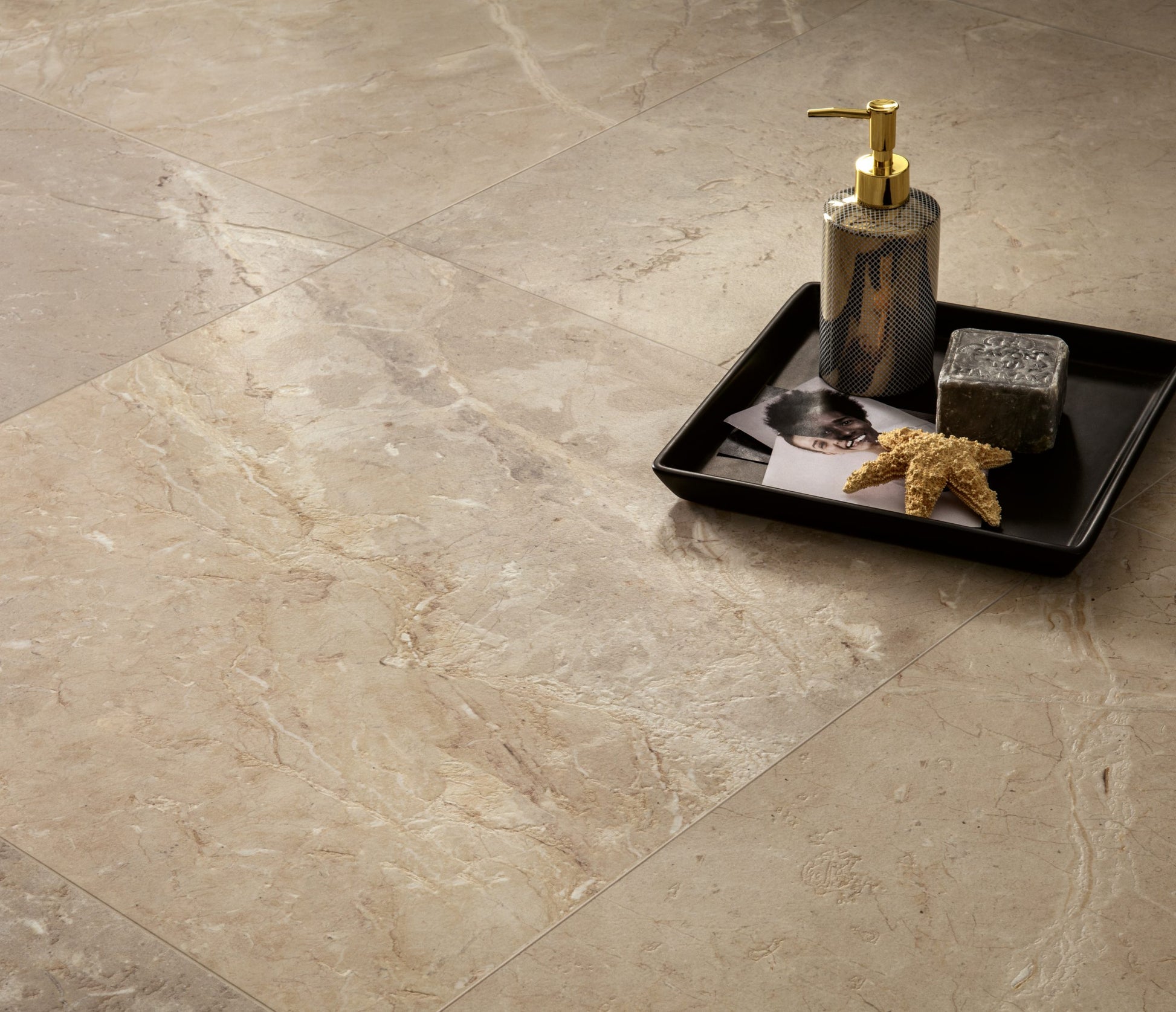 Golden Age Beige 60x60 rett vloertegel / wandtegel - WDtegels