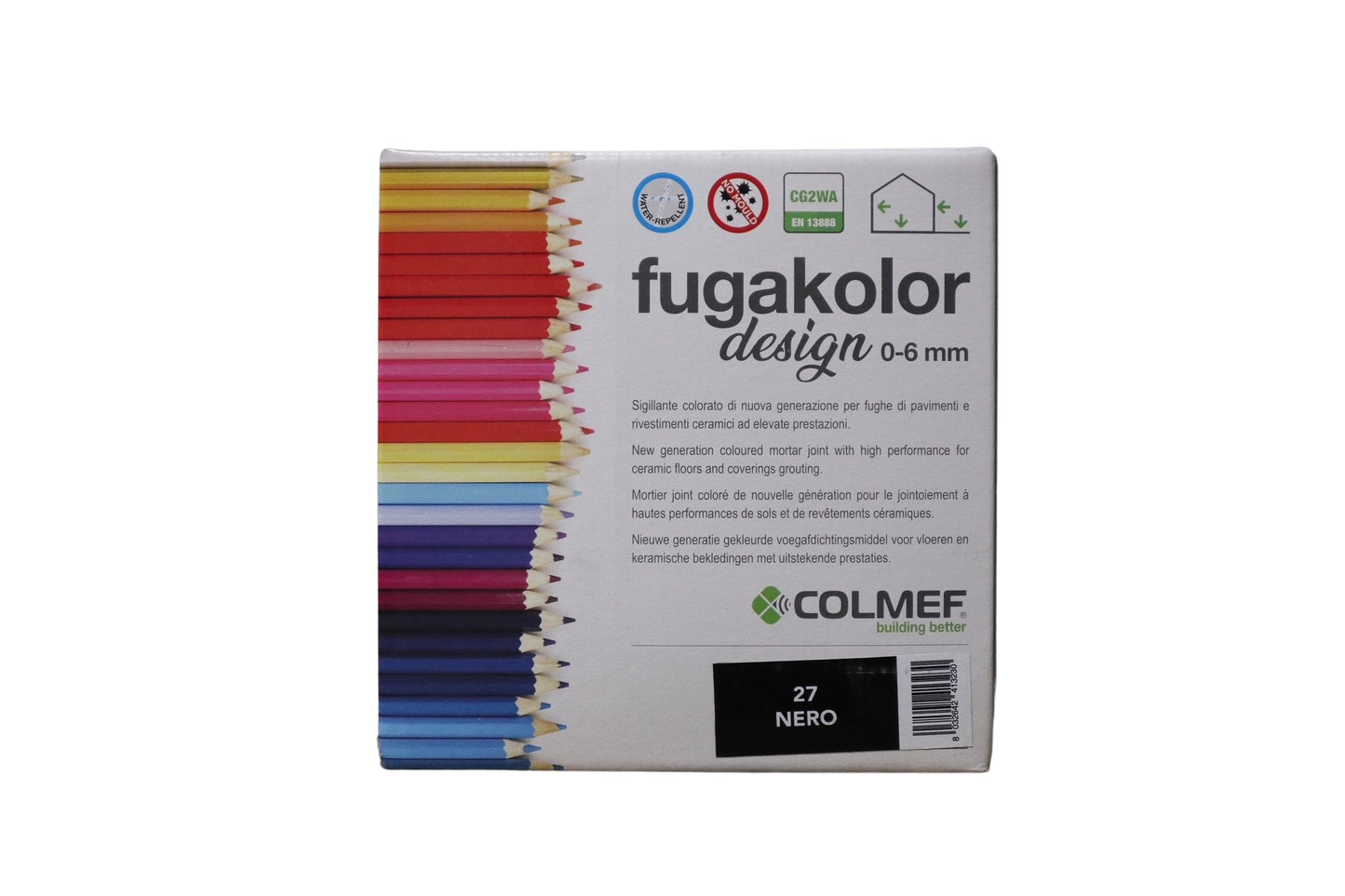 Voegmortel Colmef Flexibel Nero Nr. 27 5kg - WDtegels