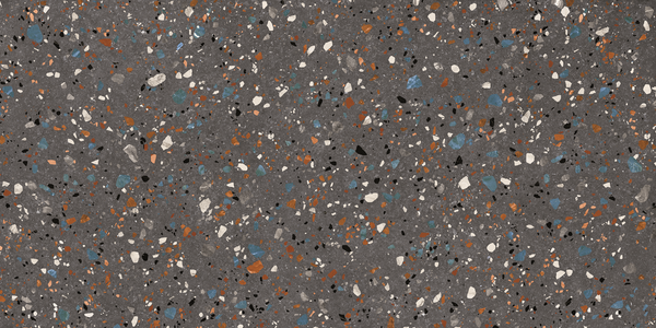 Floor tile Gobi Nero 60x120 rett
