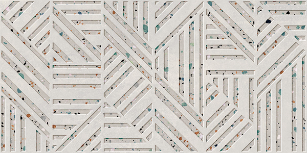 Wall tile Gobi Bianco relieve 60x120 rett